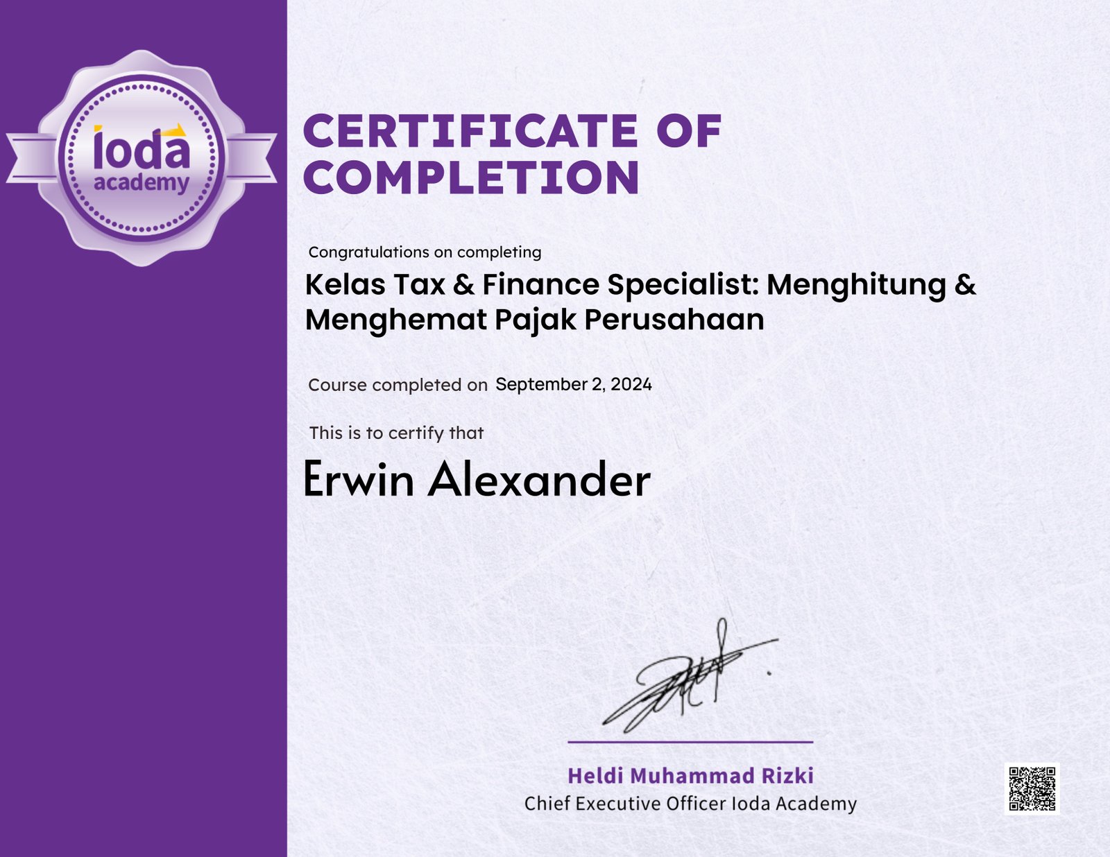 Kelas Tax & Finance Specialist: Menghitung & Menghemat Pajak Perusahaan