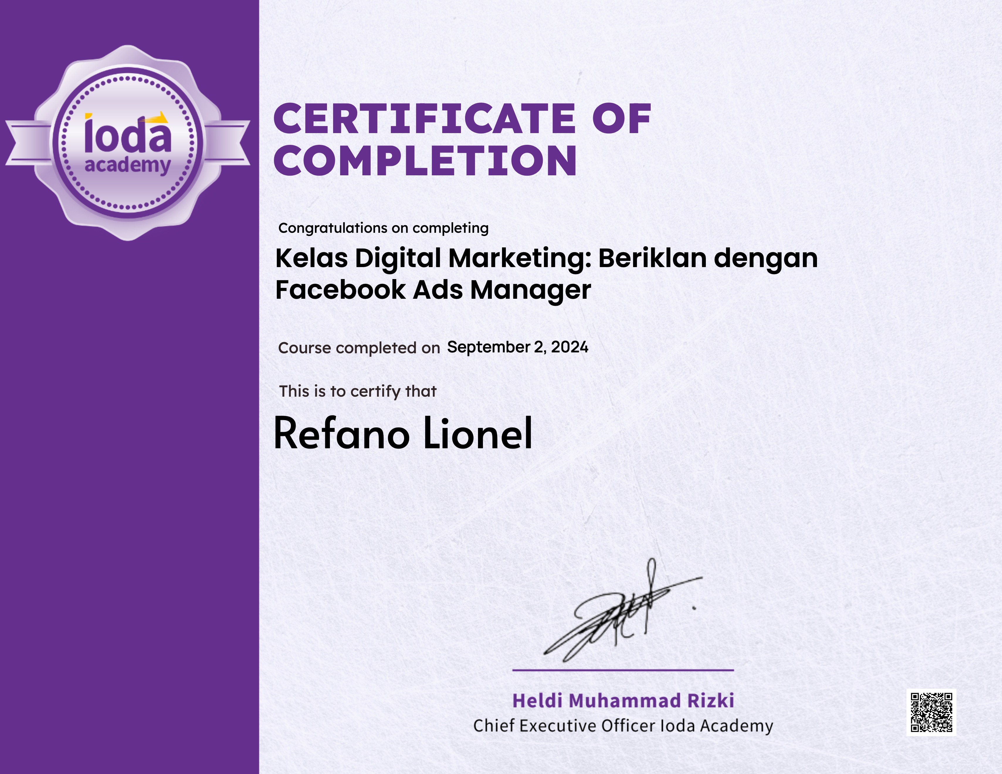 Kelas Digital Marketing: Beriklan dengan Facebook Ads Manager